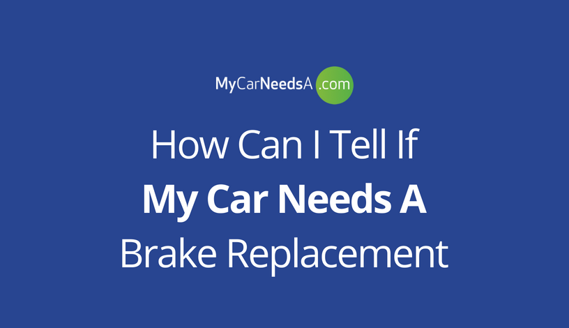 Brake Replacement Infographic