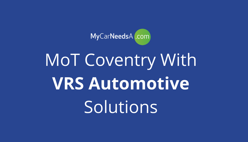 MoT Coventry with VRS Automotive Solutions